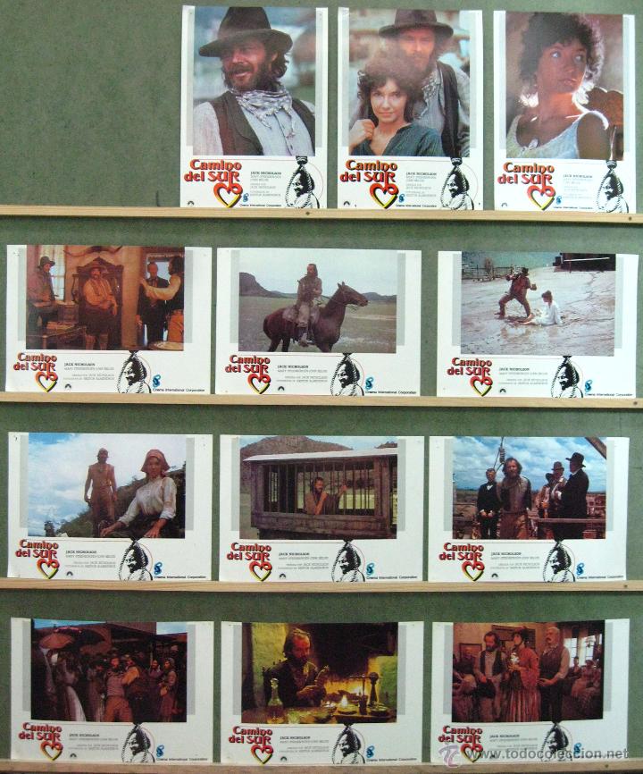 Cinema: VM61 CAMINO DEL SUR JACK NICHOLSON MARY STEENBURGEN SET COMPLETO 12 FOTOCROMOS ORIGINAL ESTRENO