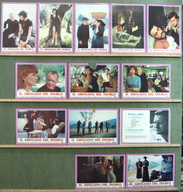Cinema: VM63 EL ABOGADO DEL DIABLO JOHN MILLS STEPHANE AUDRAN SET 13 FOTOCROMOS ORIGINAL ESTRENO