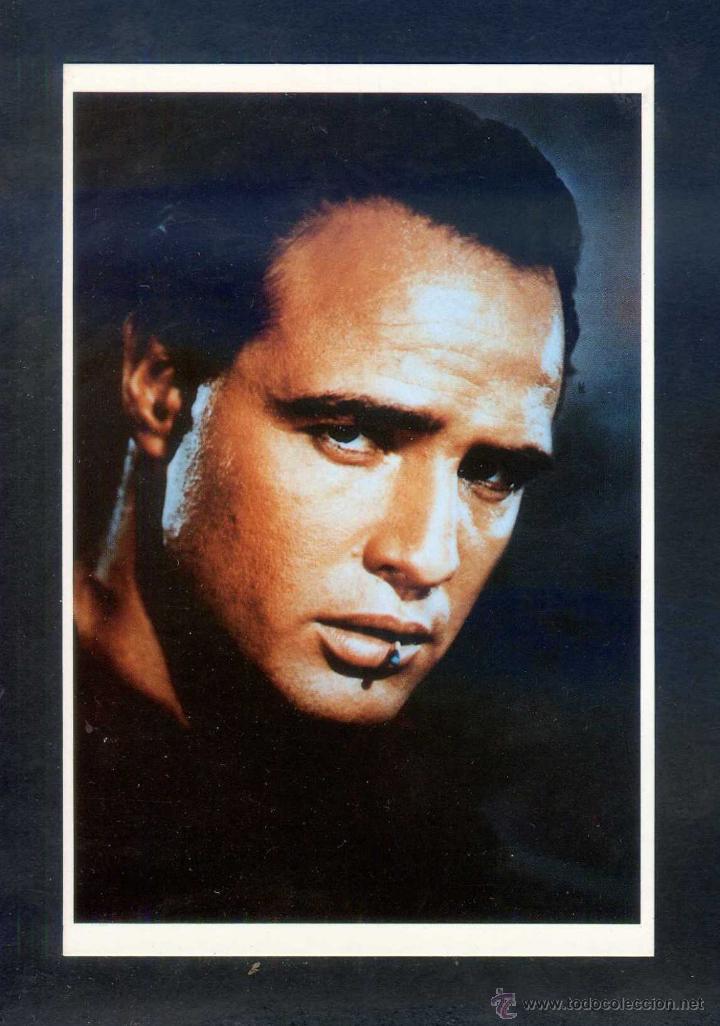 Cine: *Marlon Brando* Ed. World Postcards Inc. n&ordm; X-174. Nueva.