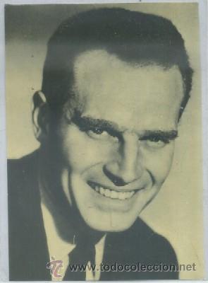 Cine: FOTO-FICHA DE CHARLTON HESTON. OBSEQUIO DE ROMANTICA   CI-796