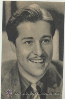 Cin&eacute;ma: Tarjeta Postal n&ordm;  76.  Don Ameche.  A&ntilde;os 40.