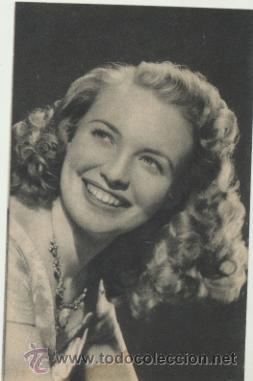 Cin&eacute;ma: Tarjeta Postal n&ordm;  77.  Joan Leslie.  A&ntilde;os 40.