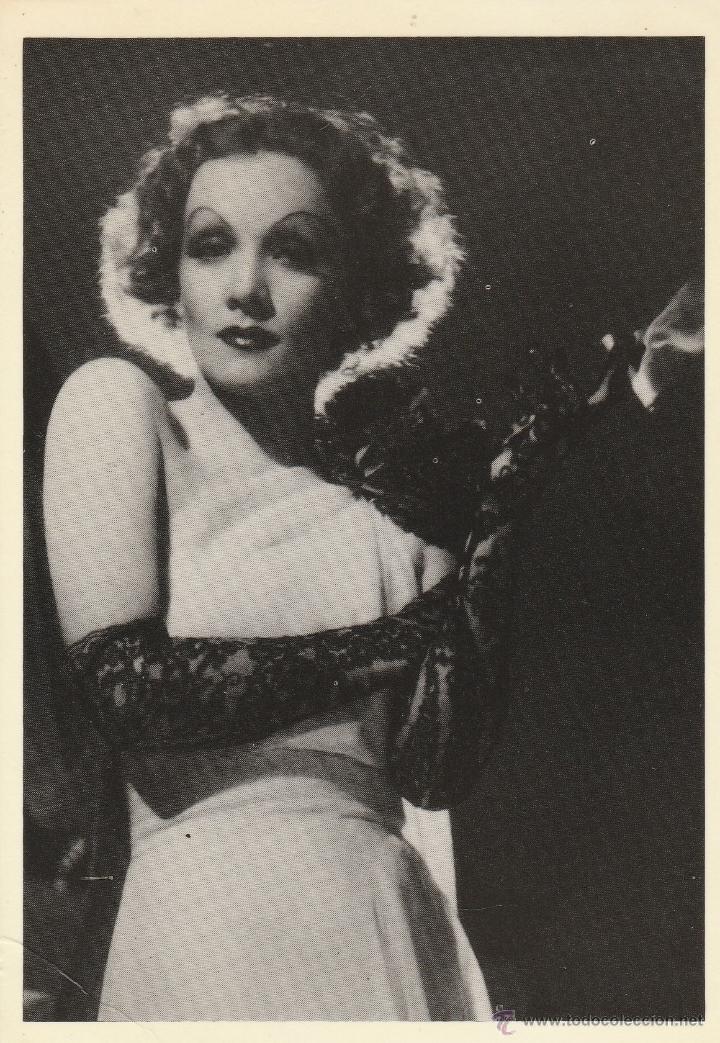 Cine: N&ordm; 21260 POSTAL MARLENE DIETRICH