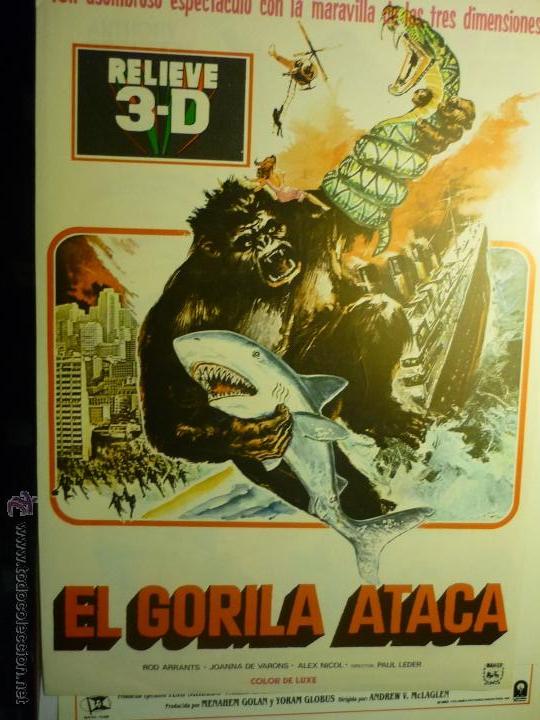 Kino: lamina tama&ntilde;o folio pelicula el gorila ataca - alex nicol