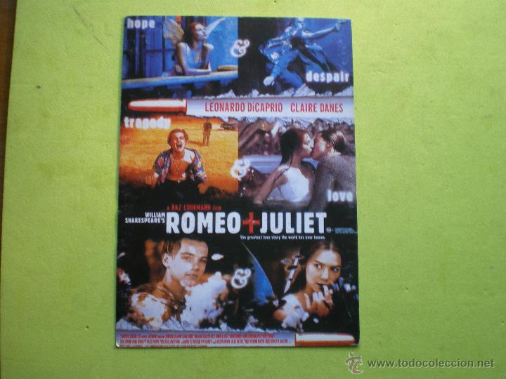 Cine: POSTAL ROMEO + JULIET LEONARDO DICAPRIO ,CLAIRE DANES    008   E.U