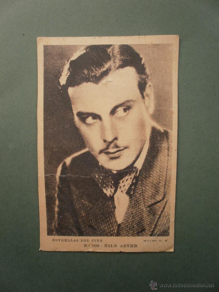 Kino: FOTOGRAMA FOTO CINE ACTOR NILS ASTER N&ordm; 102 ESTRELLAS DEL CINE TARJETA POSTAL