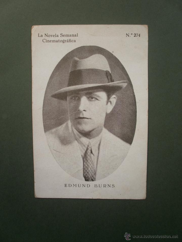 Kino: FOTOGRAMA FOTO CINE ACTOR N&ordm; 274 EDMUND BURNS LA NOVELA SEMANAL CINEMATOGRAFICA