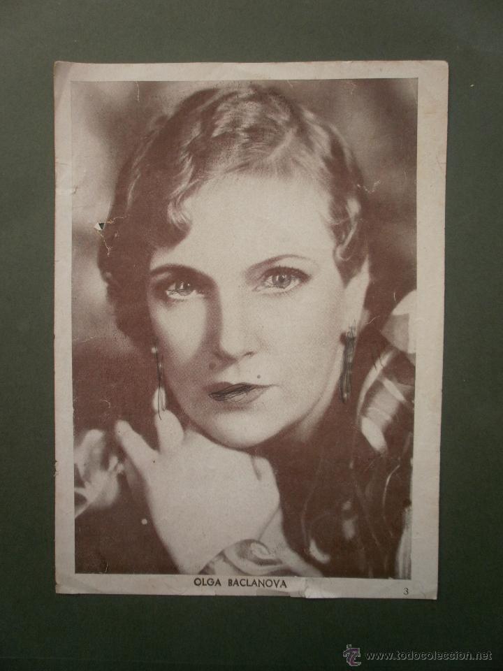 Kino: FOTOGRAMA FOTO CINE ACTRIZ OLGA BACLANOVA N&ordm; 3