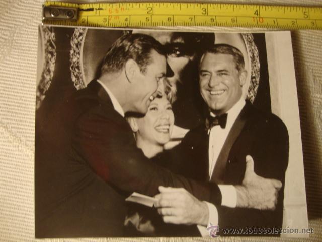 Cine: ANTIGUA FOTOGRAFIA ORIGINAL ACTOR MITO DEL CINE CARY GRANT, A&Ntilde;OS 50 HISTORICA