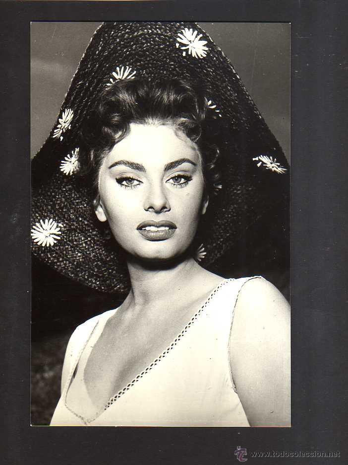 Cine: Postal de Sofia Loren.