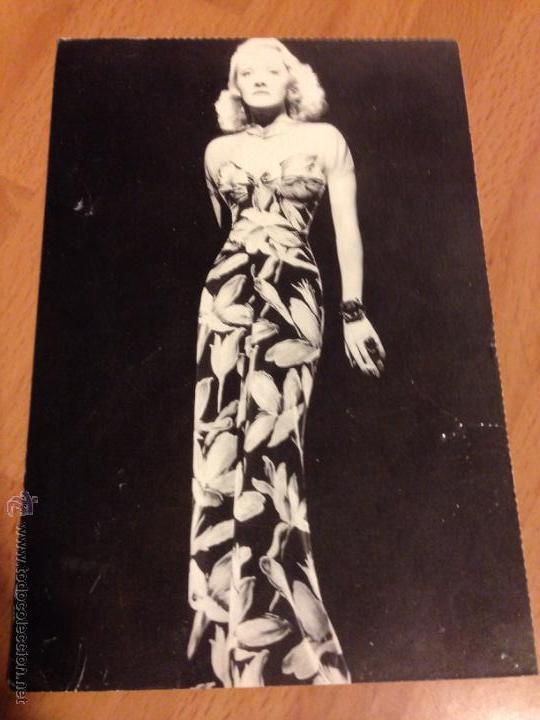 Cine: Postal Marlene dietrich