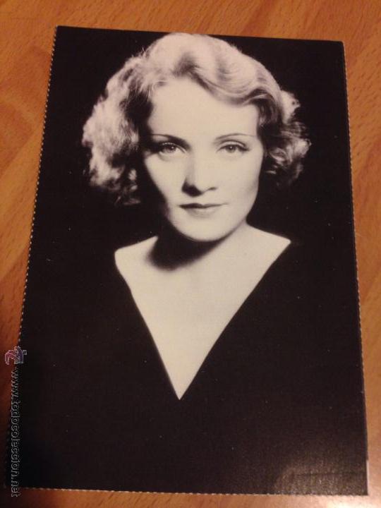 Cine: Postal Marlene dietrich