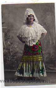 Cinema: Postal fotogr&aacute;fica Carmen Flores. Fot&oacute;grafo Esplugas Barcelona. Sin circular.