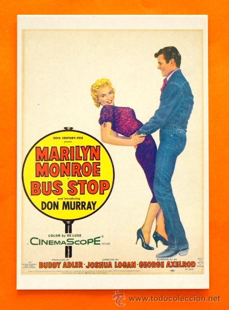 Cine: POSTAL CINE - BUS STOP - MARILYN MONROE -