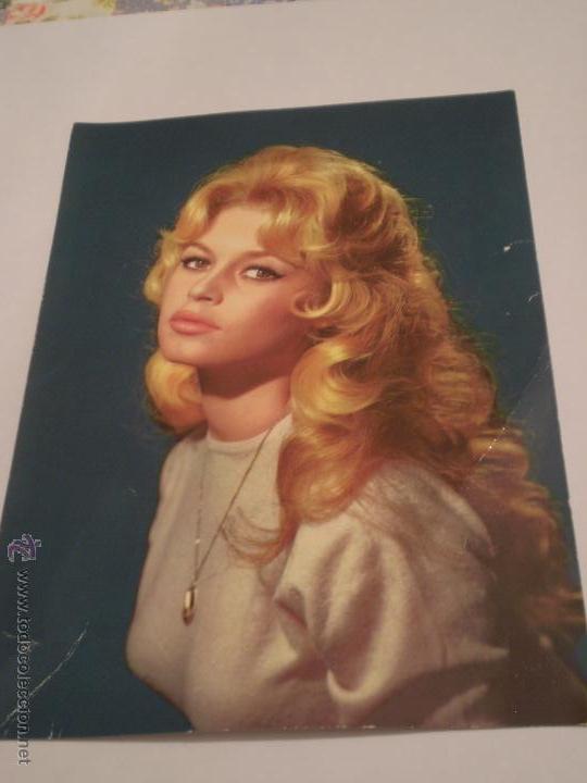 Cine: ANTIGUA POSTAL BRIGITTE BARDOT.OSCAROLOR.TAMA&Ntilde;O GRANDE.1965