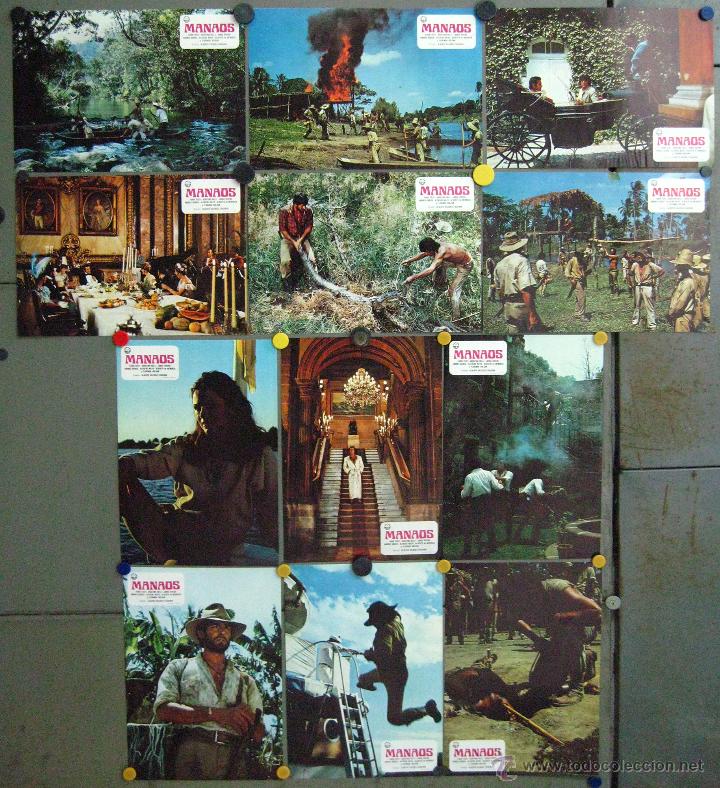 Kino: VQ50 MANAOS ALBERTO VAZQUEZ FIGUEROA FABIO TESTI SET COMPLETO 12 FOTOCROMOS ORIGINAL ESTRENO