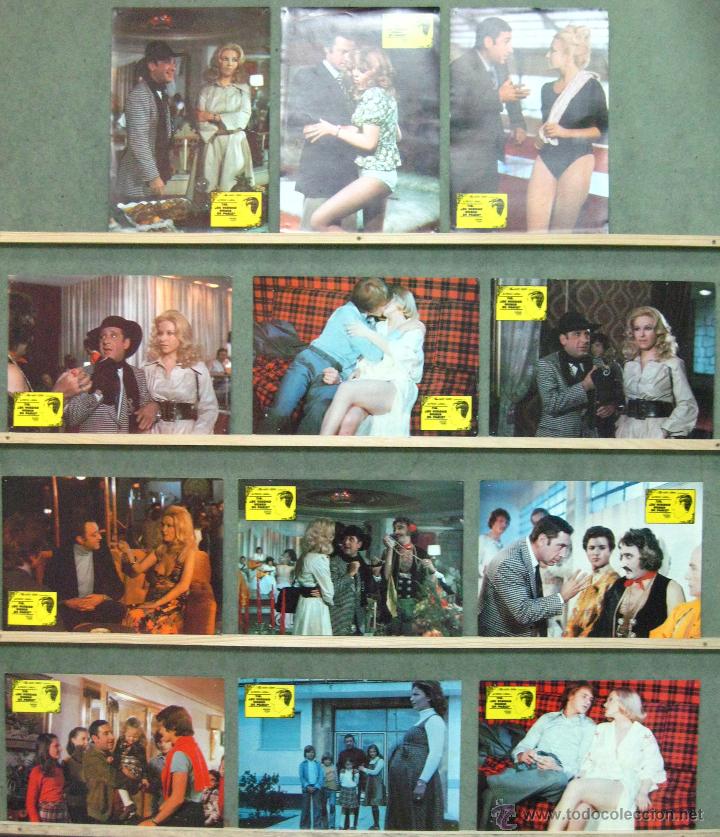 Kino: VQ74 TIO DE VERDAD VIENEN DE PARIS ALFREDO LANDA MARIANO OZORES SET 12 FOTOCROMOS ORIGINAL ESTRENO