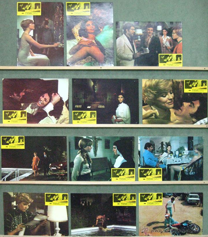 Kino: VQ88 EL LIMITE DEL AMOR JUAN LUIS GALIARDO CHARO LOPEZ SET COMPLETO 12 FOTOCROMOS ORIG ESTRENO