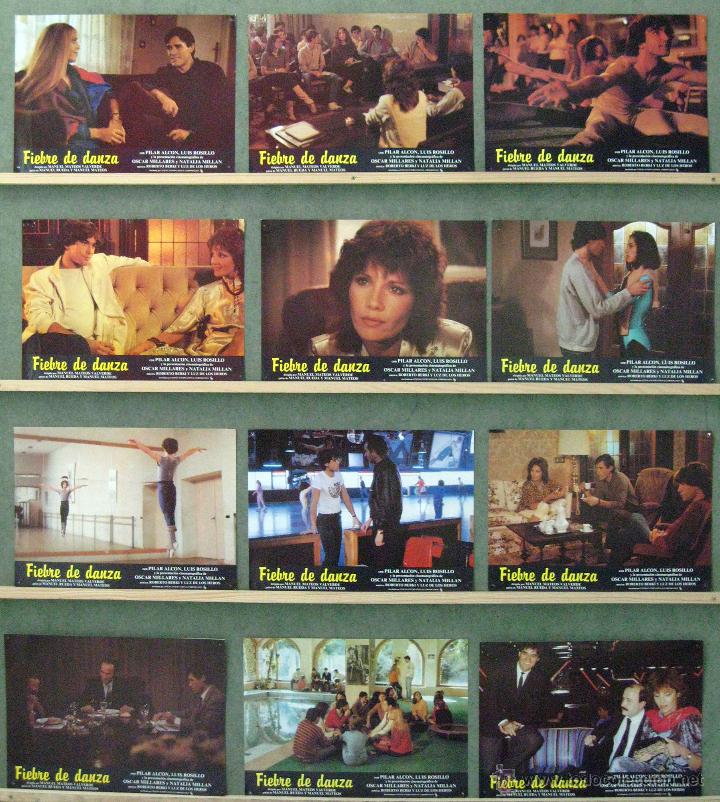 Cine: VR20 FIEBRE DE DANZA NATALIA MILLAN MANUEL MATEOS SET COMPLETO 12 FOTOCROMOS ORIGINAL ESTRENO