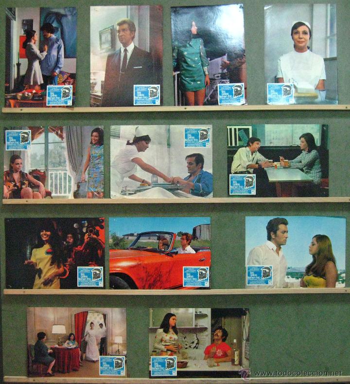 Kino: VR25 LAS GATAS TIENEN FRIO TERESA RABAL FRANCISCO VALLADARES SET COMPLETO DE 12 FOTOCROMOS ORIGINAL