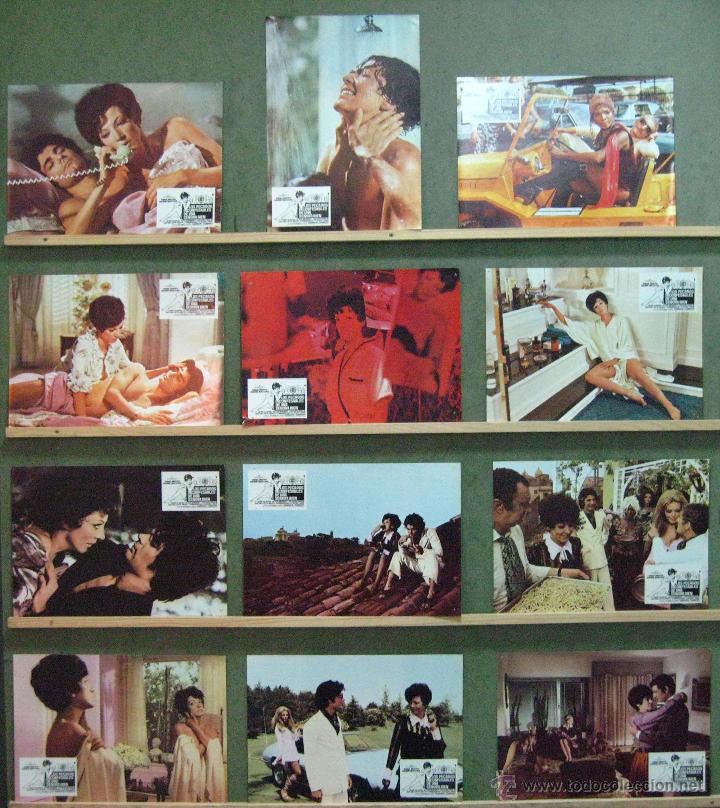 Cinema: VR28 LOS PECADOS INCONFESABLES DE UNA SE&Ntilde;ORA BIEN ANNA MOFFO SET COMPLETO DE 12 FOTOCROMOS ORIGINAL