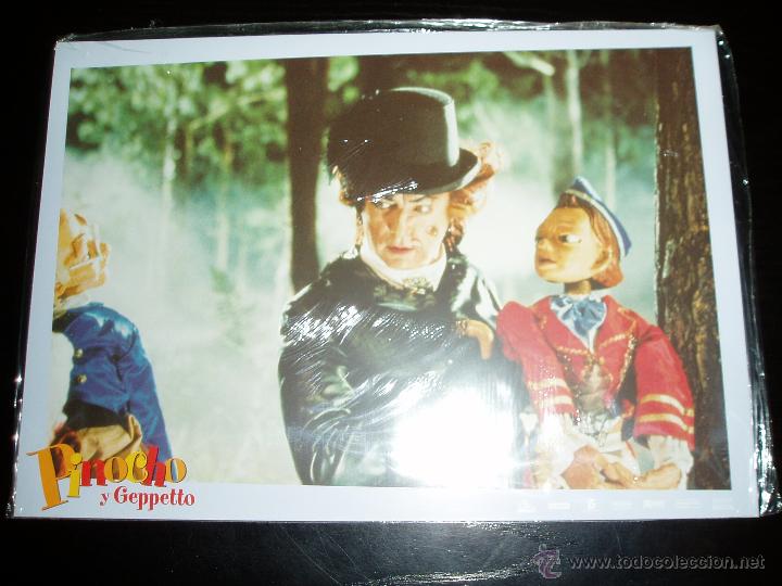 Cine: PINOCHO Y GEPPETTO. JUEGO COMPLETO DE 8 FOTOCROMOS. NUEVO.PRECINTADO. ORIGINAL.
