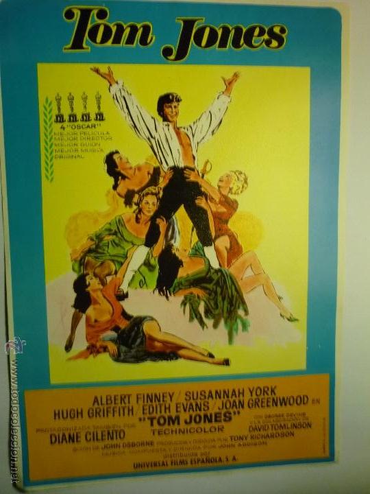 Cine: lamina cartel tom jones -albert finney 34 x 24
