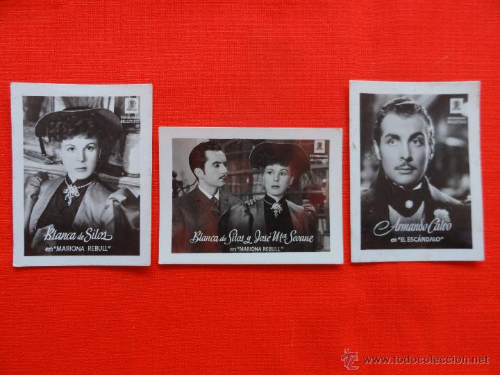 Cin&eacute;ma: Coleccion rollfilms infonal 2, 3 fotos Mariona Rebull El escandalo Blanca Silos A Calvo, ballesteros