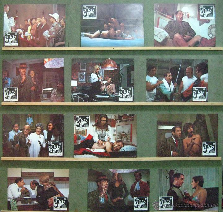 Cinema: VW70 PARIS BIEN VALE UNA MOZA ALFREDO LANDA SET COMPLETO 12 FOTOCROMOS ORIGINAL ESTRENO