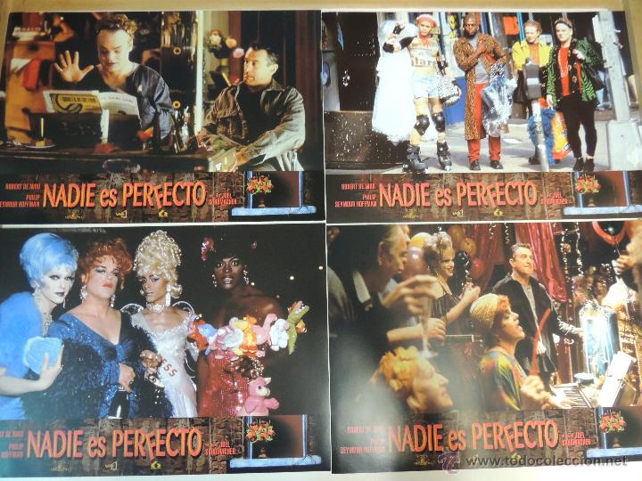 Cine: nadie es perfecto - Lote 12 fotocromos originales - robert de niro philip seymour hoffman