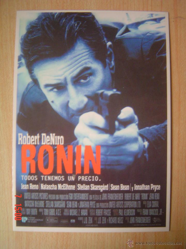 Cine: POSTAL DE LA PEL&Iacute;CULA RONIN - ROBERT DE NIRO.- N&ordm; 479 MEMORY CARD