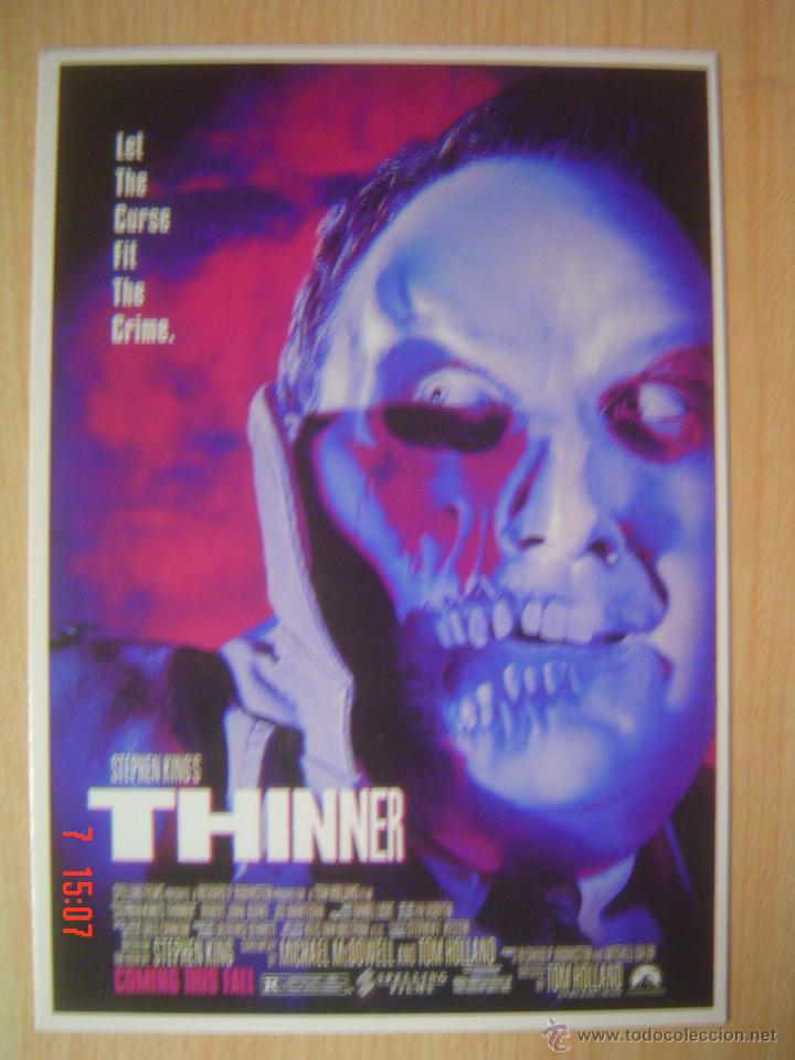 Cine: POSTAL DE LA PEL&Iacute;CULA THINNER - STEPHEN KING.- N&ordm; 103 CINEMASCOPE COLLECTION