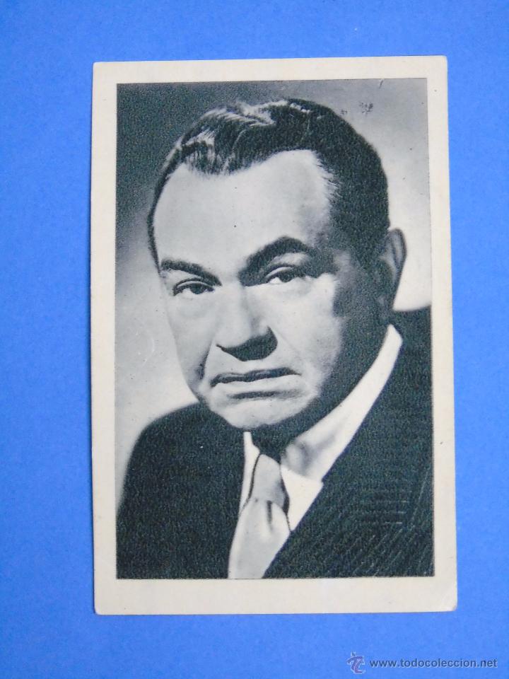 Cin&eacute;ma: ANTIGUO CROMO DE CINE. ESTRELLAS DE LA PANTALLA RUIZ ROMERO. SEGUNDA SERIE. 84 EDWARD ROBINSON