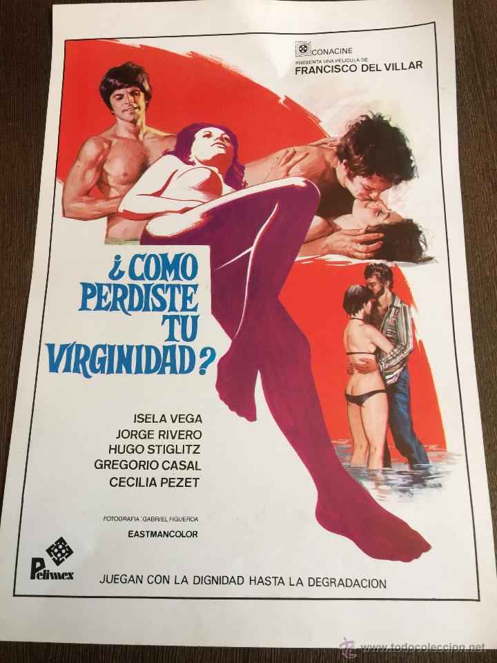 Cinema: Antiguo fotocromo-ficha, de la pelicula COMO PERDISTE TU VIRGINIDAD, de Francisco del Villar