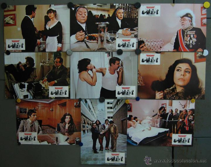 Kino: WB27 ADULTERIO NACIONAL CHARO LOPEZ SET 9 FOTOCROMOS ORIGINAL ESTRENO
