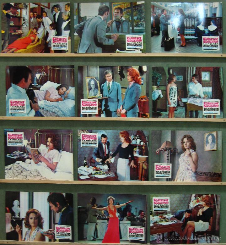 Cinema: WB21 CORAZON SOLITARIO LA POLACA MAXIMO VALVERDE BETRIU SET COMPLETO 12 FOTOCROMOS ORIG ESTRENO
