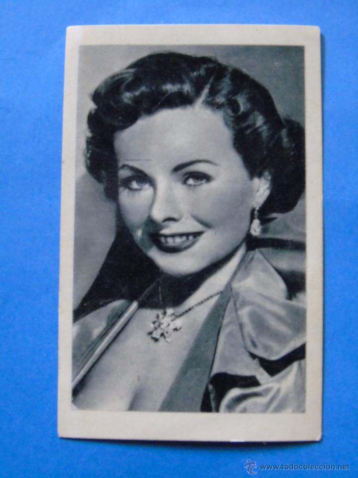 Cinema: ANTIGUO CROMO DE CINE. ESTRELLAS DE LA PANTALLA RUIZ ROMERO. SEGUNDA SERIE. 12 JEANNE CRAIN