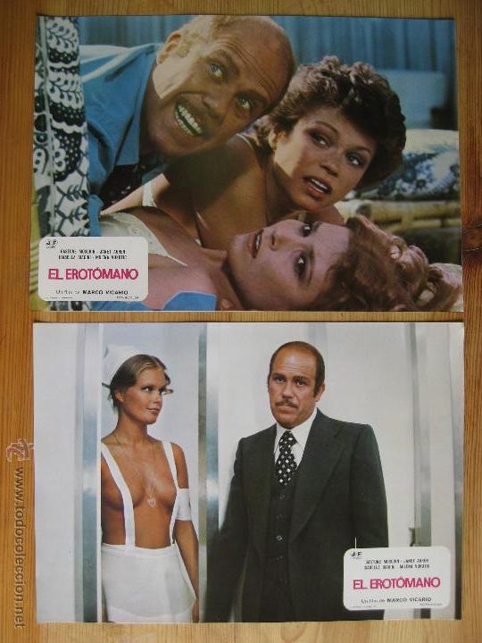Cine: EL EROTOMANO - SERIE COMPLETA DE FOTOCROMOS - LOBBY CARDS - SIN USAR A&Ntilde;O 1977