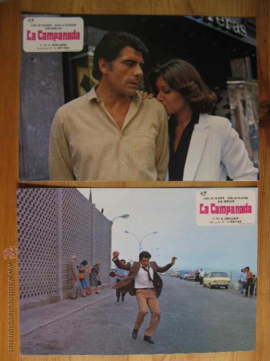 Cine: LA CAMPANADA CON JUAN LUIS GALIARDO  - SERIE COMPLETA DE FOTOCROMOS - LOBBY CARDS - A&Ntilde;O 1979