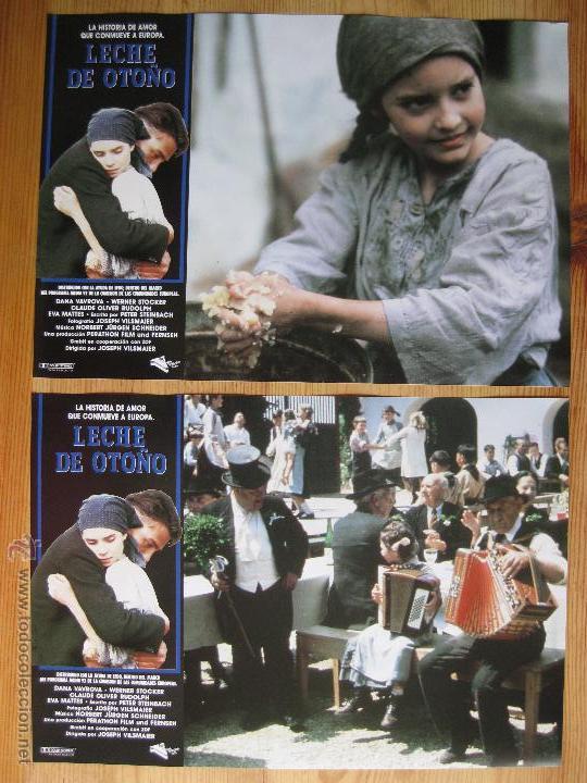 Cin&eacute;ma: LECHE DE OTO&Ntilde;O - SERIE COMPLETA DE FOTOCROMOS - LOBBY CARDS-