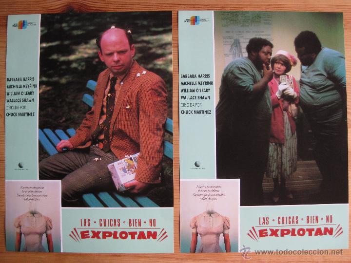 Cin&eacute;ma: LAS CHICAS BIEN NO EXPLOTAN - SERIE COMPLETA DE FOTOCROMOS - LOBBY CARDS-
