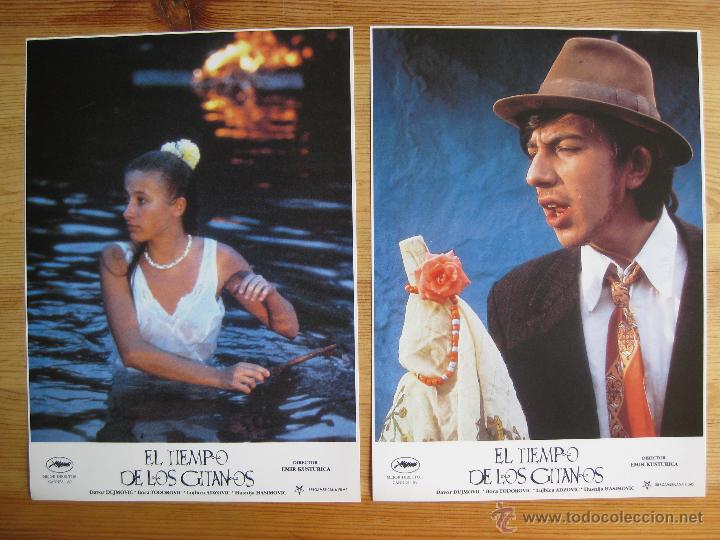 Cine: EL TIEMPO DE LOS GITANOS - SERIE COMPLETA DE FOTOCROMOS - LOBBY CARDS-