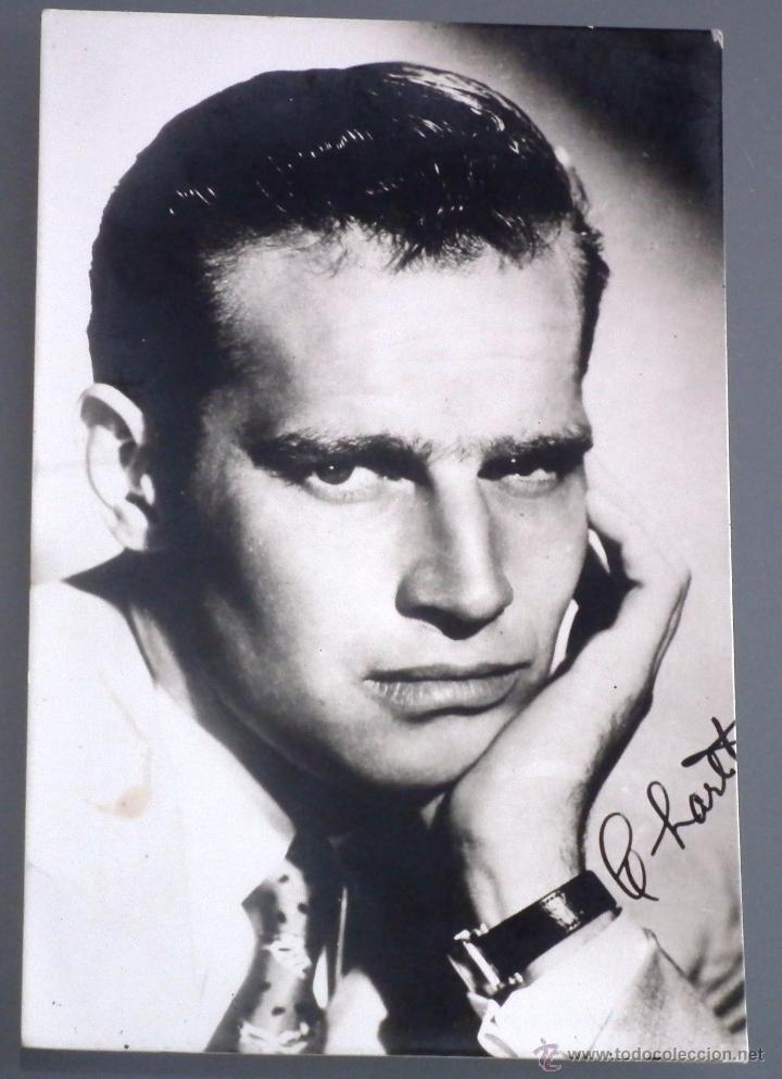 Cine: POSTAL DEL ACTOR DE HOLLYWOOD CHARLTON HESTON