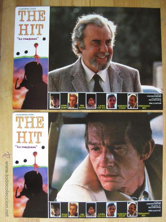 Cine: THE HIT ( LA VENGANZA ) - SERIE COMPLETA DE FOTOCROMOS - LOBBY CARDS