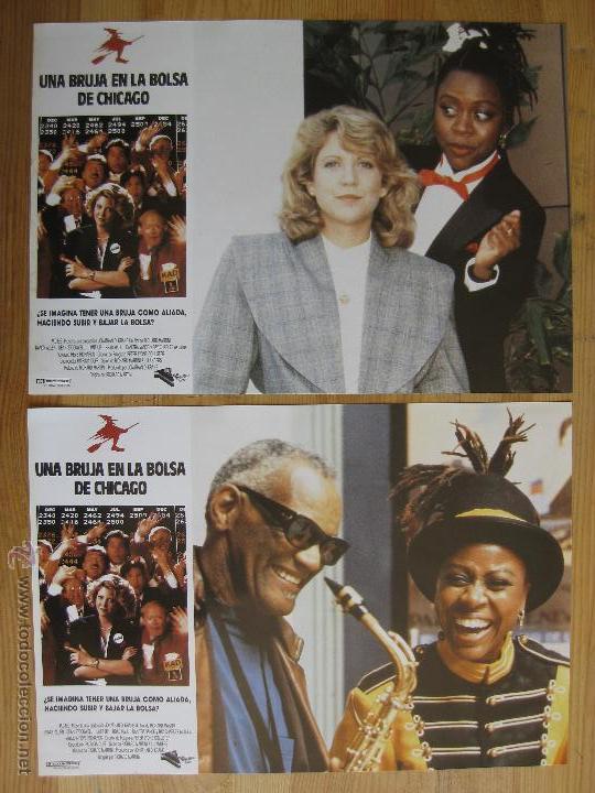 Cine: UNA BRUJA EN LA BOLSA DE CHICAGO - SERIE COMPLETA DE FOTOCROMOS - LOBBY CARDS