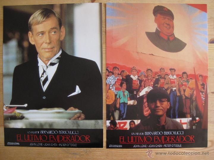 Cine: EL ULTIMO EMPERADOR - SERIE COMPLETA DE FOTOCROMOS - LOBBY CARDS -