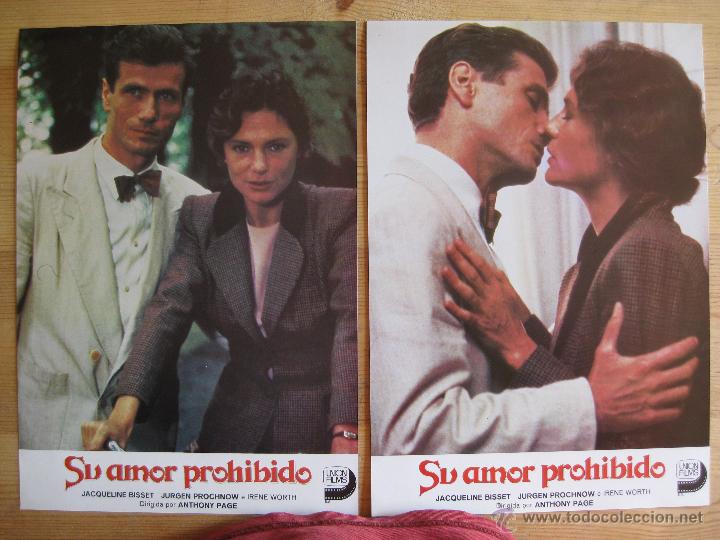 Cine: SU AMOR PROHIBIDO - SERIE COMPLETA DE FOTOCROMOS - LOBBY CARDS -