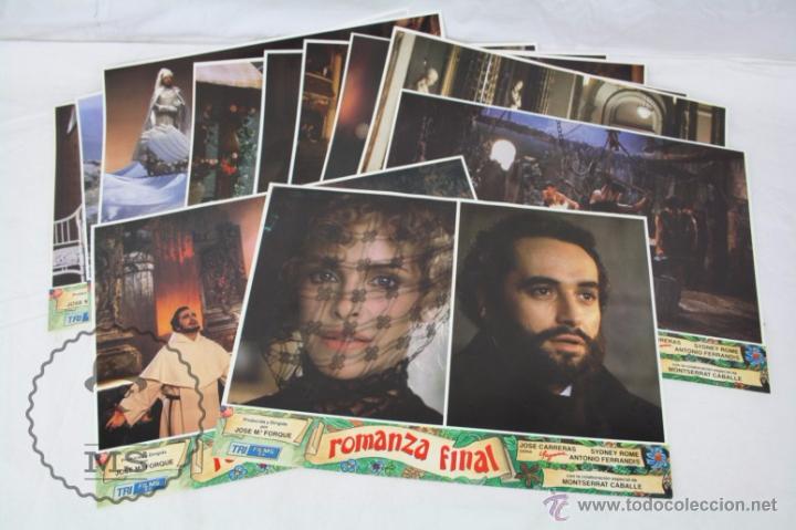 Kino: Conjunto de 12 Fotocromos / Carteles Promocionales Cine - Romanza Final - Sidne Rome / Jos&eacute; Carreras