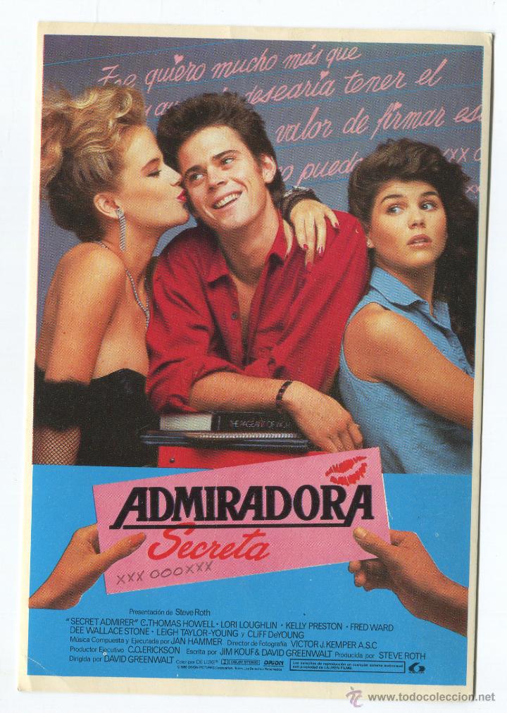 Cinema: ADMIRADORA SECRETA POSTAL ORIGINAL  C. Thomas Howell, Lori Loughlin, Kelly Preston