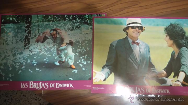 Cinema: 2 FOTOCROMOS DE LAS BRUJAS DE EASTWICK. ORIGINALES